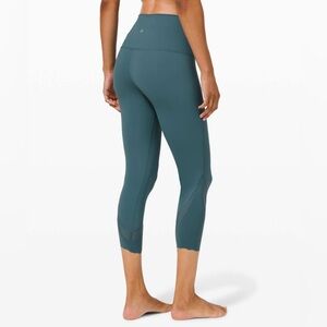 Rare! Lululemon Wunder Under Crop High-Rise Leggings